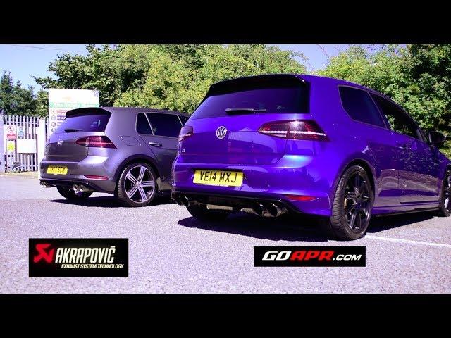 Best Sounding Golf R MK7 Exhaust? APR vs Akrapovic.