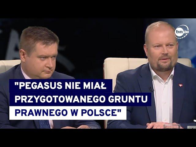 Zembaczyński i Porzucek o skardze dotyczącej stosowania Pegasusa @TVN24