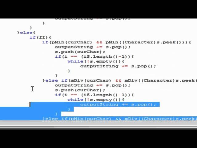 Infix to Postfix with Java ( Part 2 )