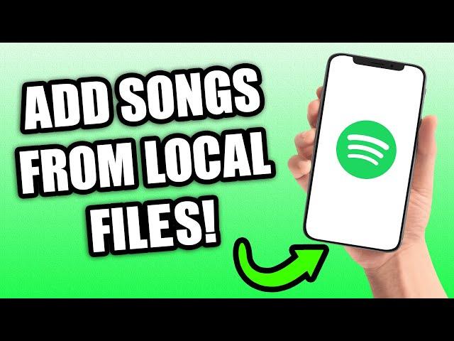 How To Add Songs From Local Files On Spotify Mobile (2023)