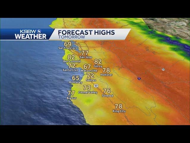 Seasonal temperatures coming Wednesday