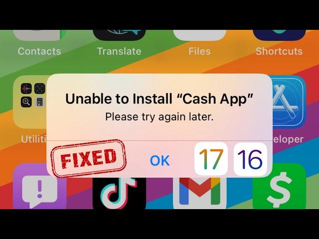 How to Fix Unable to Install Apps on iPhone iOS 17