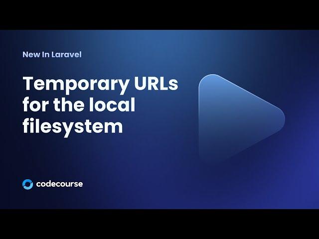 New in Laravel 11: Temporary URLs for the local filesystem