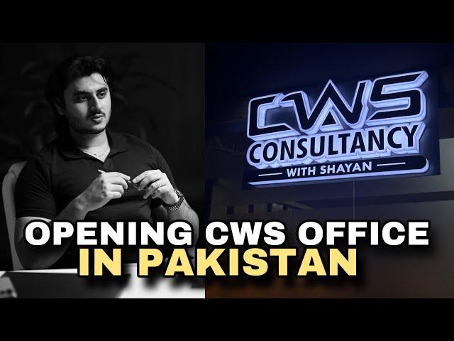 Dream come True | Opening of CWS office in Peshawar | Our First Branch in Pakistan | USA F1 Visa 