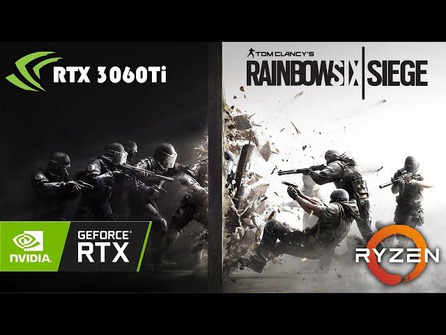 RTX 3060Ti | Rainbow Six Siege | Ryzen 5 5600 | 1080P / 1440P Benchmark | Competitive Settings