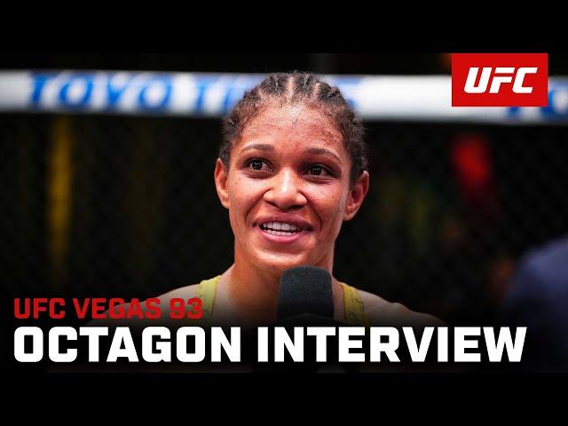 Gabriella Fernandes Octagon Interview | UFC Vegas 93