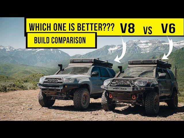 Heres what you need to know about the V8 vs V6 4th gen 4Runner overland build...
