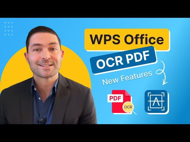 How to Use OCR PDF to Make a Scanned PDF Editable | WPS Office OCR PDF New Feature!