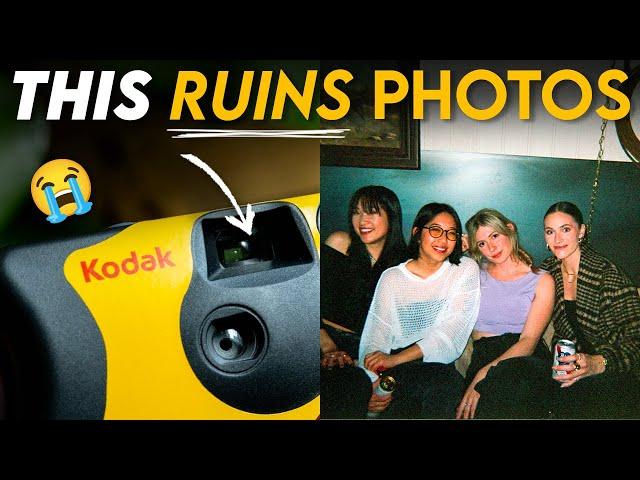 7 MISTAKES w Disposable Film Cameras +SOLUTIONS!