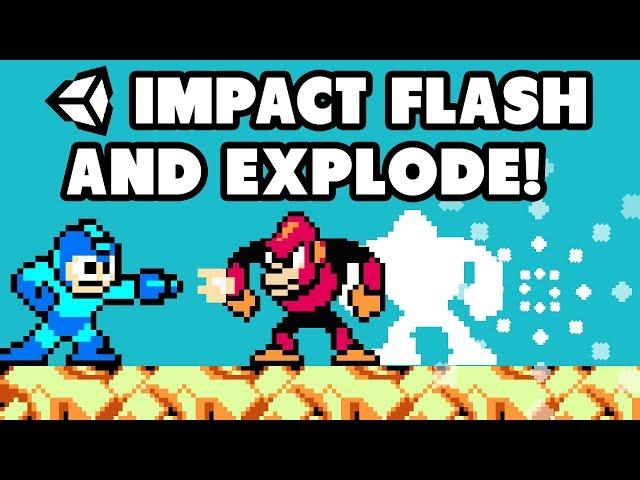 GameDev Tutorial: Howto make enemies Flash and Explode in Unity