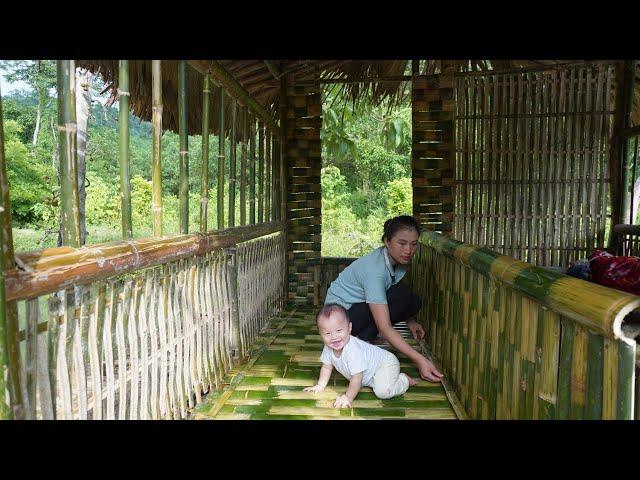 FULL VIDEO: 210 Days of Construction - Single Mother Builds a Bamboo House by the Lake Alone