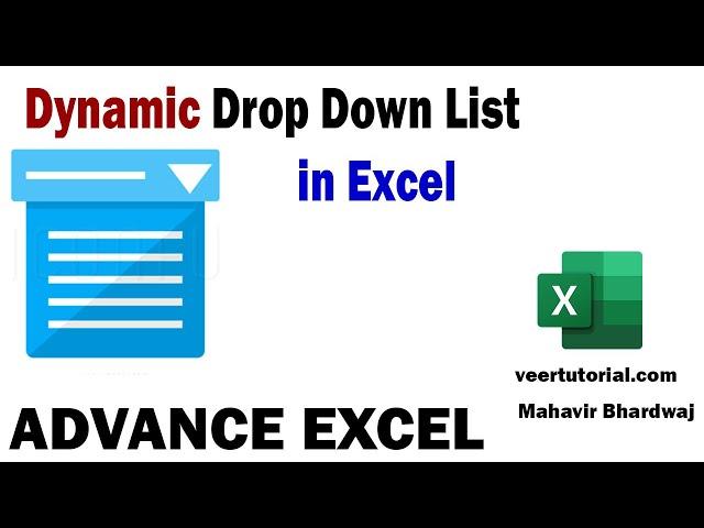 Dynamic Drop-Down List in Excel using Offset Function | Advance Excel