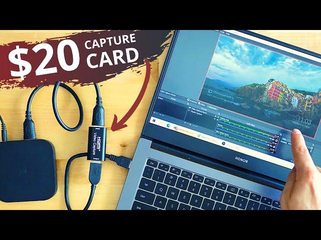 Use any DSLR or Mirrorless Camera as Webcam or for Streaming With This $20 Capture Card!