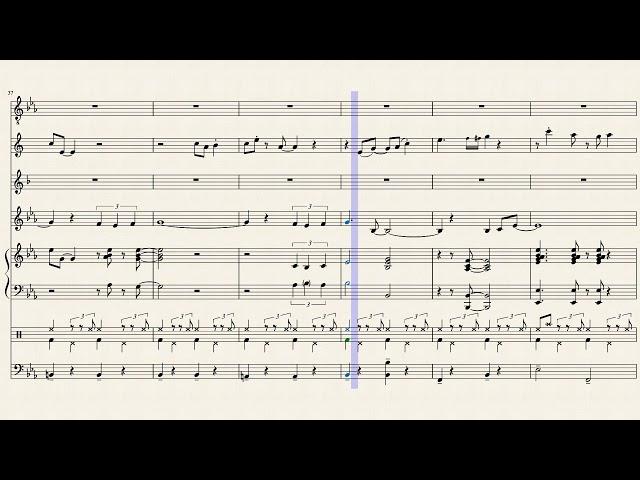 Star Trek Data: Blue Skies - Sheet Music Transcription