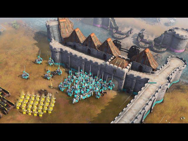 Age of Empires 4 - 4v4 GREATEST TEAM | Multiplayer Gameplay