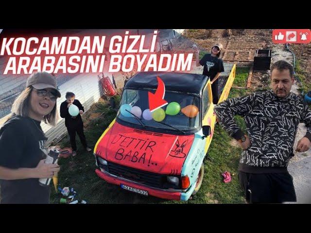 KIŞKIRTMA!... Kocamdan Gizli Arabasını Boyadım / Çıldırdı!... / Meydan Okuma Challenge