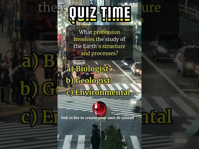 What profession involves the study of....#quiz #quizwhizchannel