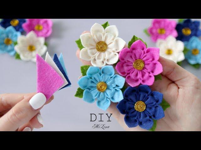 Super Easy Felt Flowers