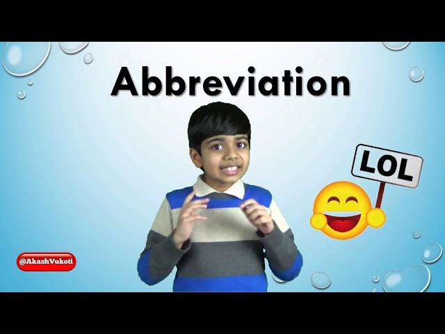 ABBREVIATIONS | Most commonly used | Made easy for you by 9 years old