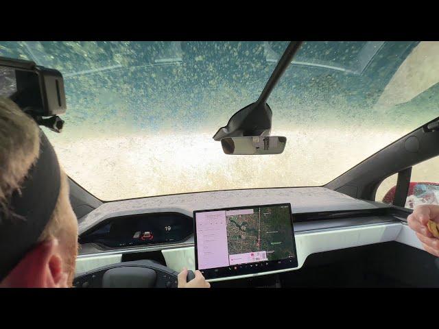 Tesla Model X Plaid Full Self Boating Mode | Hurricane Ian Flooding Southwest, FL