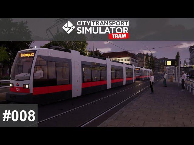 City Transport Simulator: Tram [#008] Mit dem ULF A1 auf Linie 1 Betriebspunkte Sammeln[LET'S PLAY]
