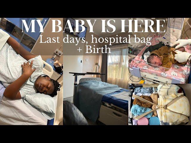 BIRTH VLOG | Hospital Bag + The last days | The Birth | Zimbabwean YouTuber