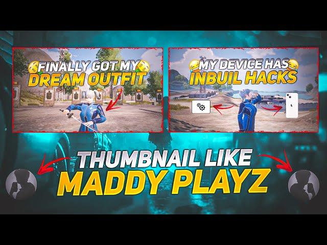 How To Create Viral Thumbnail Like @maddy-playz in android | Flakern GFX | Easy Way |