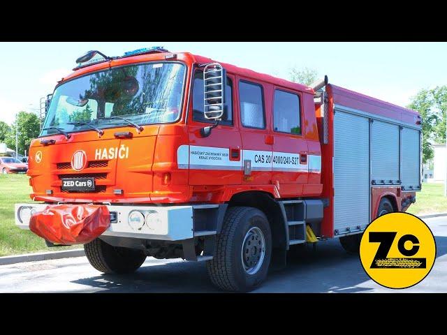 FIRE TRUCK - TATRA 815 (R55) - Interior and Exterior Details | 4K VIDEO