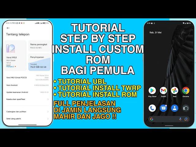 Tutorial Menginstal Custom Rom Bagi Pemula - Langkah demi Langkah | Di Jamin Langsung Mahir Dan Jago