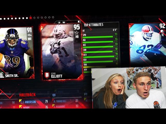 BELLA DRAFTS AN INSANE TEAM!! Madden 17 Draft Champions