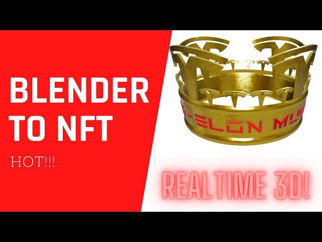 How to sell your Blender 3D models as NFT on Opensea QUICK and EASY 