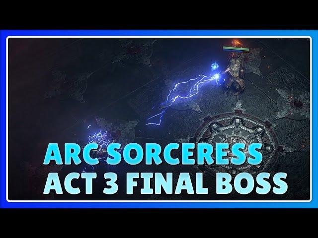 Act 3 Final Boss | Arc Sorceress Stormweaver | Path of Exile 2 | Doryani