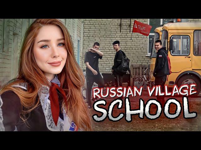 Day in My SOVIET  VILLAGE SCHOOL in Russia