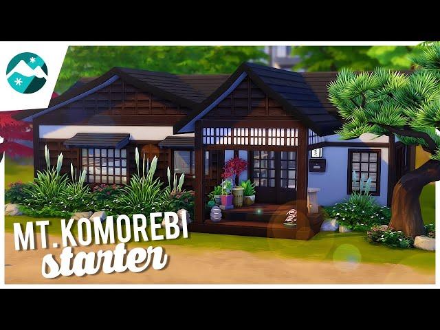 Mt. Komorebi Starter Home | The Sims 4 Speed Build - Snowy Escape