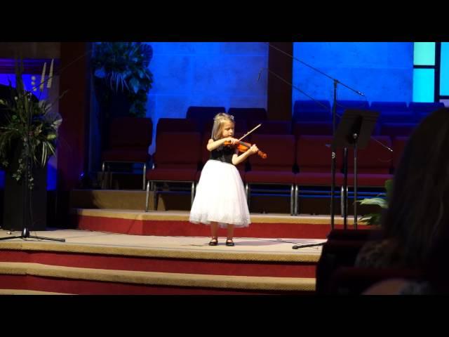 Beethoven Marmotte violin --- Christina Joy (5yr)