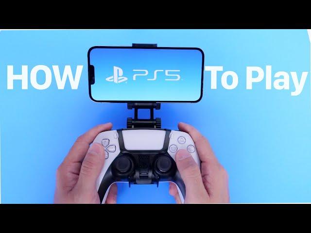 How to Play PS5 & PS4 Games on iPhone EASY!