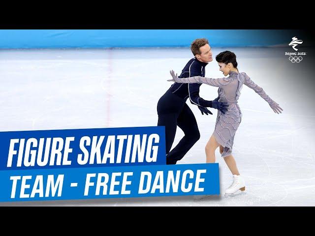 Figure Skating - Team Event - Ice Dance Free Dance | Full Replay | #Beijing2022