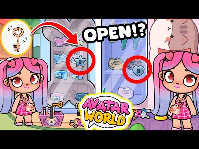 SECRET KEYS TO OPEN THE PET SHOP | AVATAR WORLD SECRETS