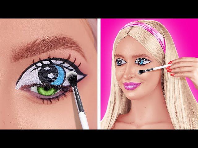 BARU 123 GO! AKU INGIN MENJADI BARBIE | Tutorial dan Ide Riasan yang Luar Biasa