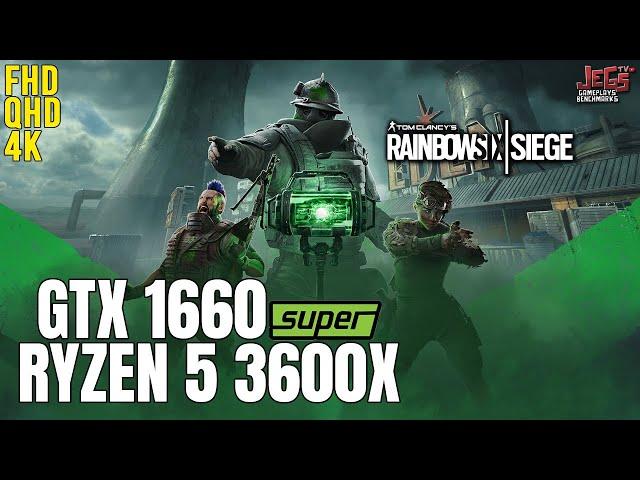 Rainbow Six Siege | Ryzen 5 3600x + GTX 1660 Super | 1080p, 1440p, 2160p benchmarks!