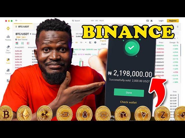 How To WITHDRAW Money From Binance To Your BANK ACCOUNT in Nigeria With Your PHONE