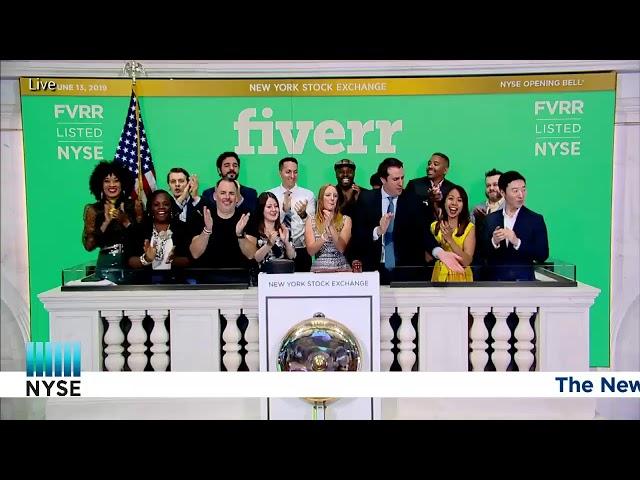 FIVERR (NYSE: FVRR) CELEBRATES THEIR IPO