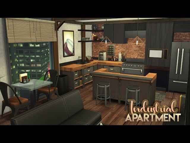 INDUSTRIAL APARTMENT // The Sims 4: Speed Build // NO CC