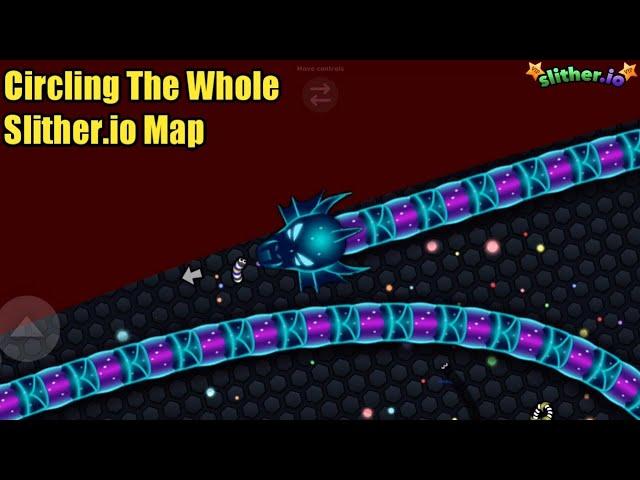 I CIRCLED THE WHOLE SLITHER.IO LOBBY | Circling the Whole Slither.io Map (Epic GamePlay) Part 6