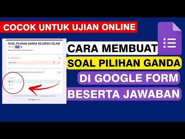 Cara Membuat Soal Pilihan Ganda Di Google Form Beserta Jawabannya