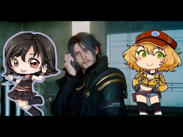 Final Fantasy XV Royal Edition Miss Iris and Cindy Call Noctis