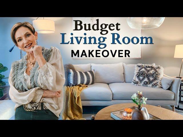 Affordable Living Room Makeover - Young Family Makeover