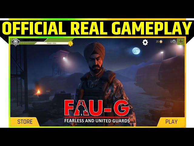 FAU-G | FAUG Real Gameplay with guns | faug trailer | faug mobile | faug anthem | nCore_Games