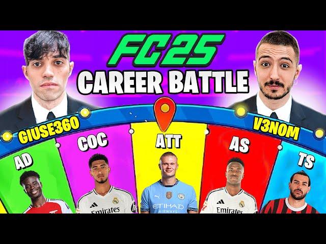 CAREER BATTLE MA LA RUOTA DECIDE CHE RUOLO COMPRARE! NUOVA CHALLENGE SU FC 25 CONTRO VENOM!