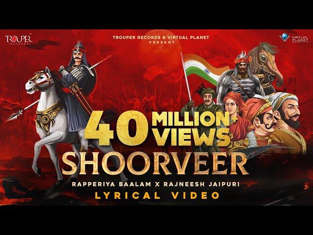 SHOORVEER - A Tribute to महाराणा प्रताप जी  | Rapperiya Baalam | Rajneesh Jaipuri | Honey Trouper